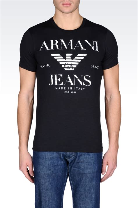 cheap armani jeans t shirts|Armani Jeans t shirt black.